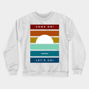 sunset view Crewneck Sweatshirt